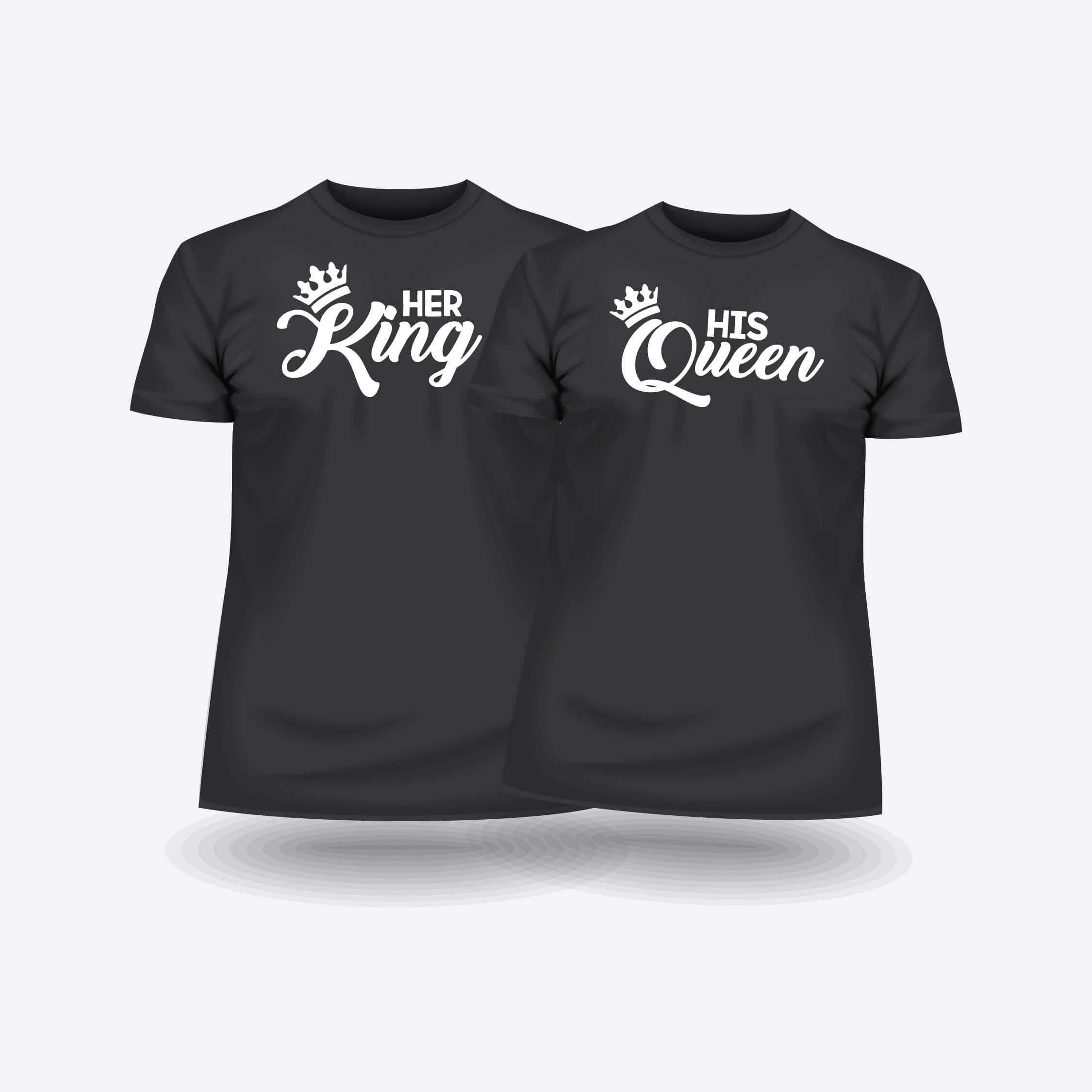 Camiseta - Her King and His Queen