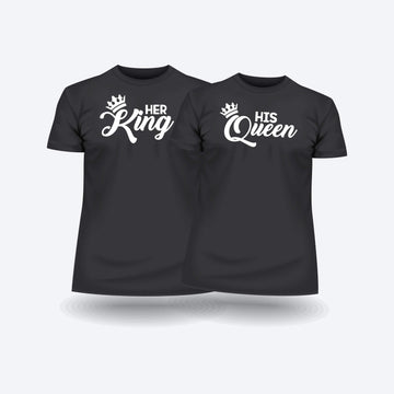 Camiseta - Her King and His Queen