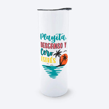 Vaso Skinny - Playita Descanso