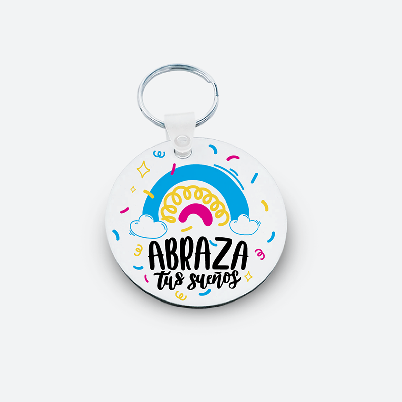 Llavero MDF - Abraza tus sueños