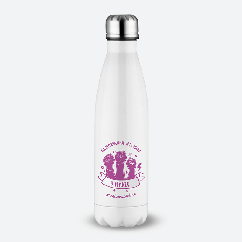 Botella térmica - Día internacional de la Mujer