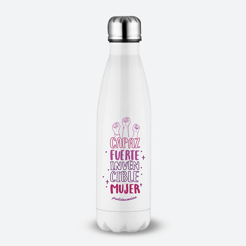 Botella térmica - Capaz Fuerte Invencible