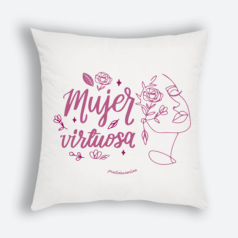 Cojín - Mujer virtuosa