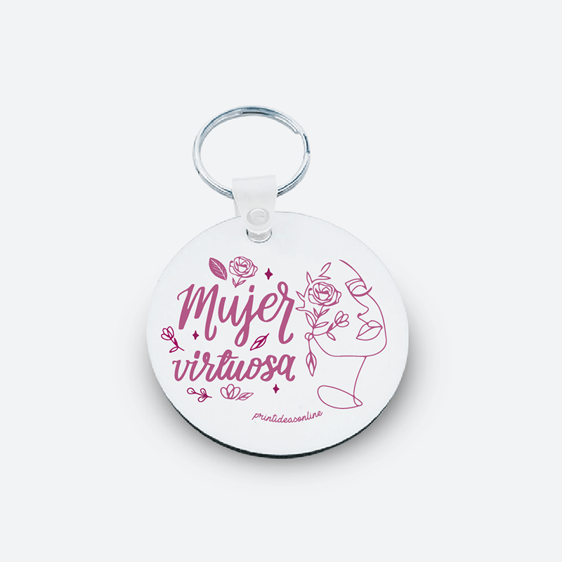 Llavero MDF - Mujer virtuosa