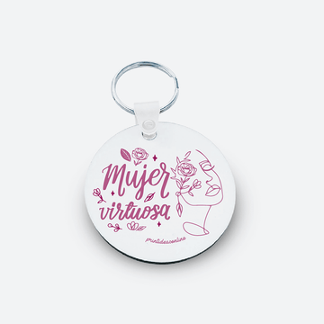Llavero MDF - Mujer virtuosa