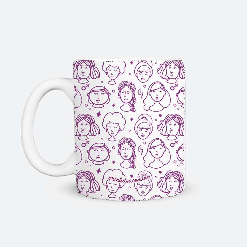 Taza - Patrón mujer