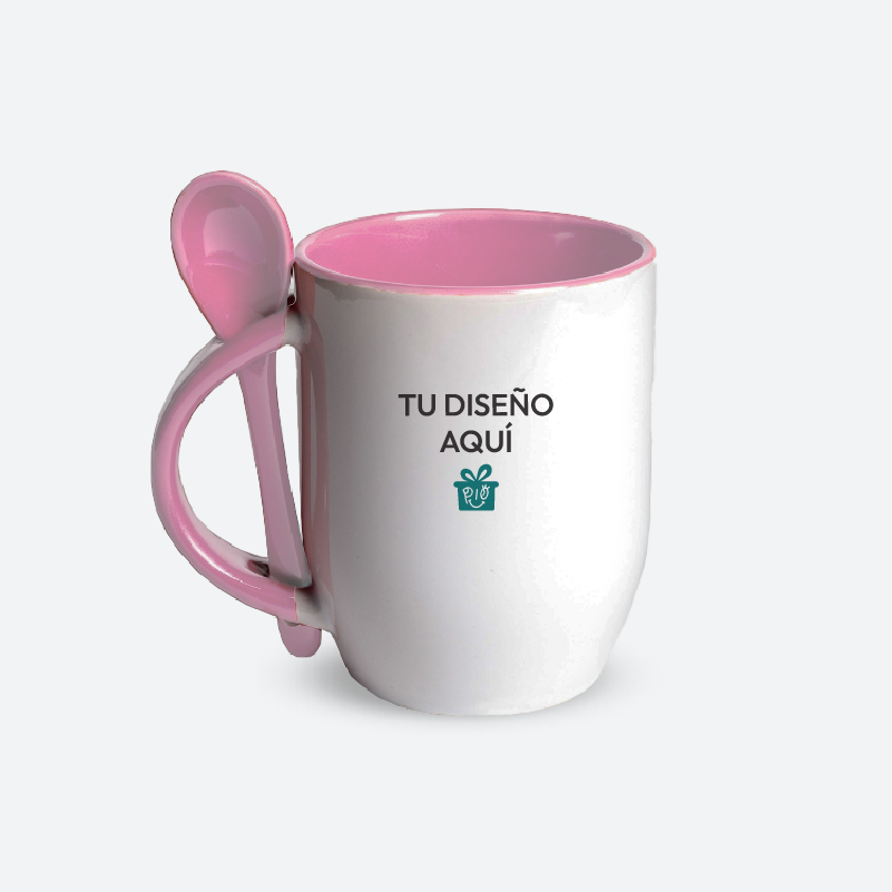 Taza con cucharita