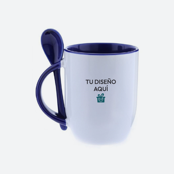 Taza con cucharita